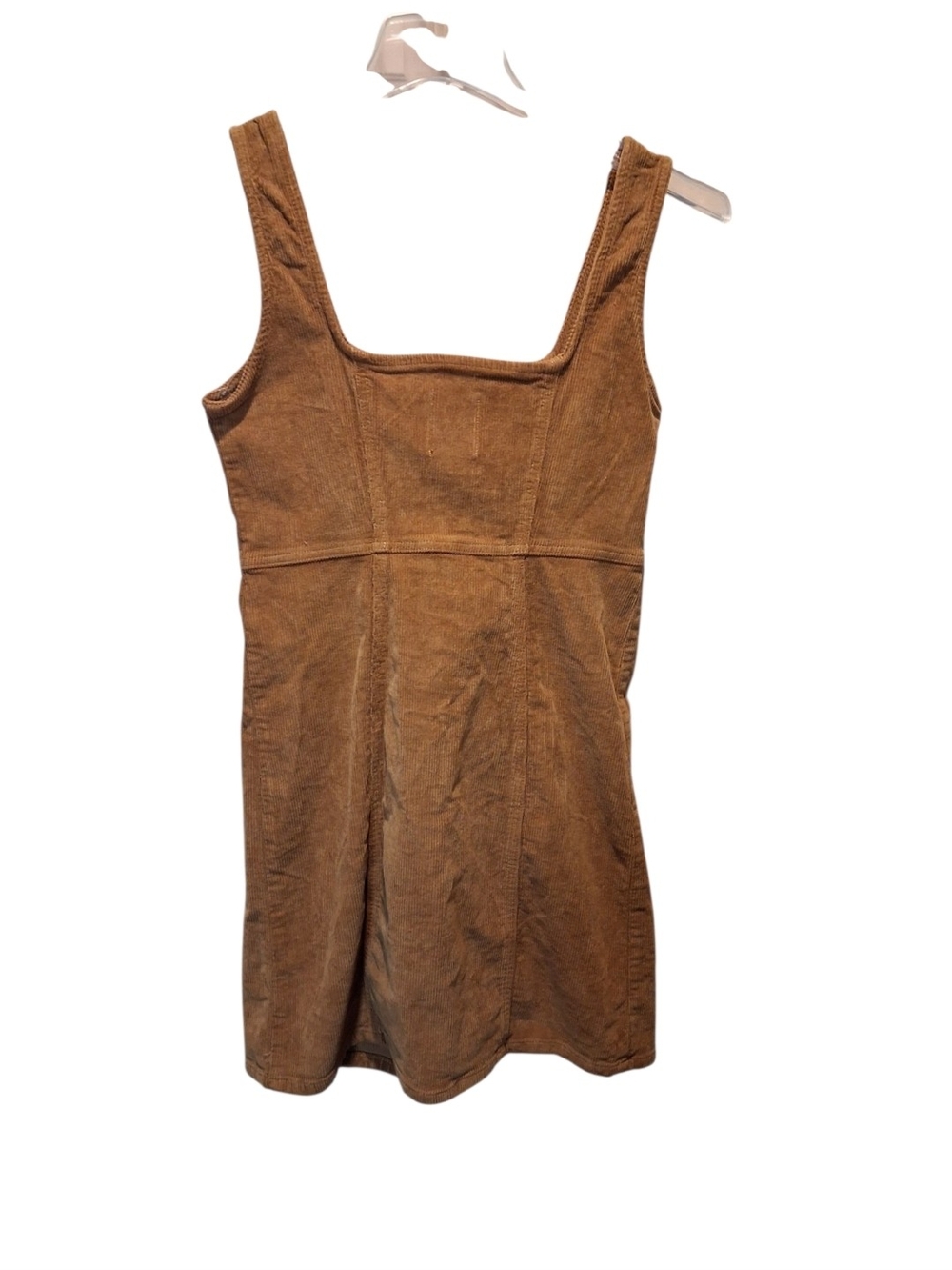 Kohl's Rust Brown Button-Front Mini Dress - Picture 3 of 4